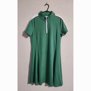 Barstool Sports Golf Dress Womens large Colorblock Short sleeve Athletic Green